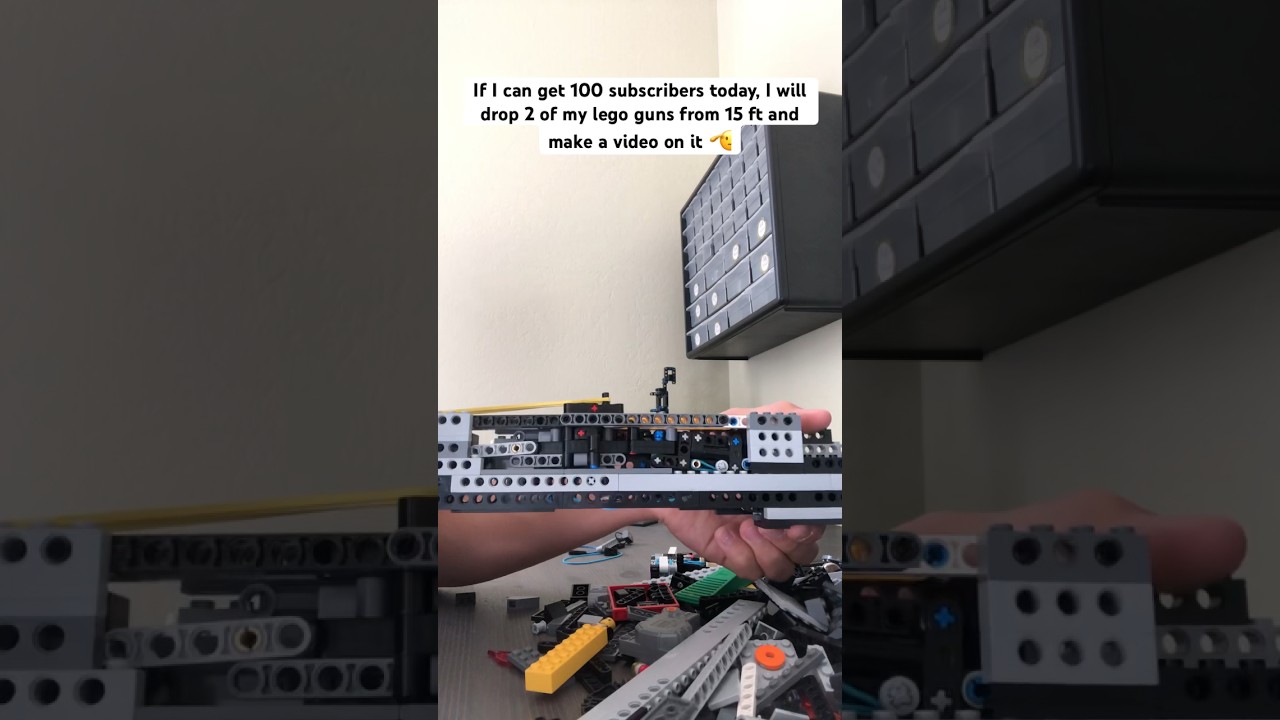 LEGO Semi-Auto Shell-Ejecting Shotgun (Ejection) #shorts #lego #guns #shotgun