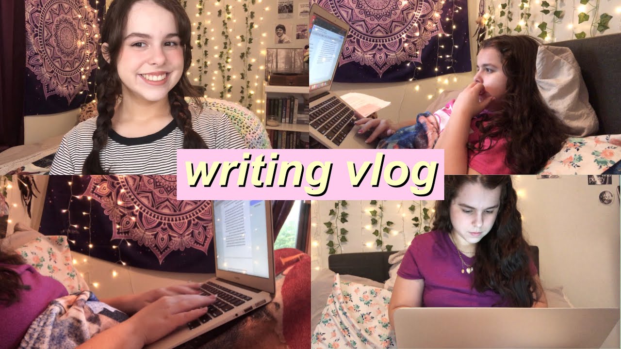 spend a few writing days with me | writing vlog 