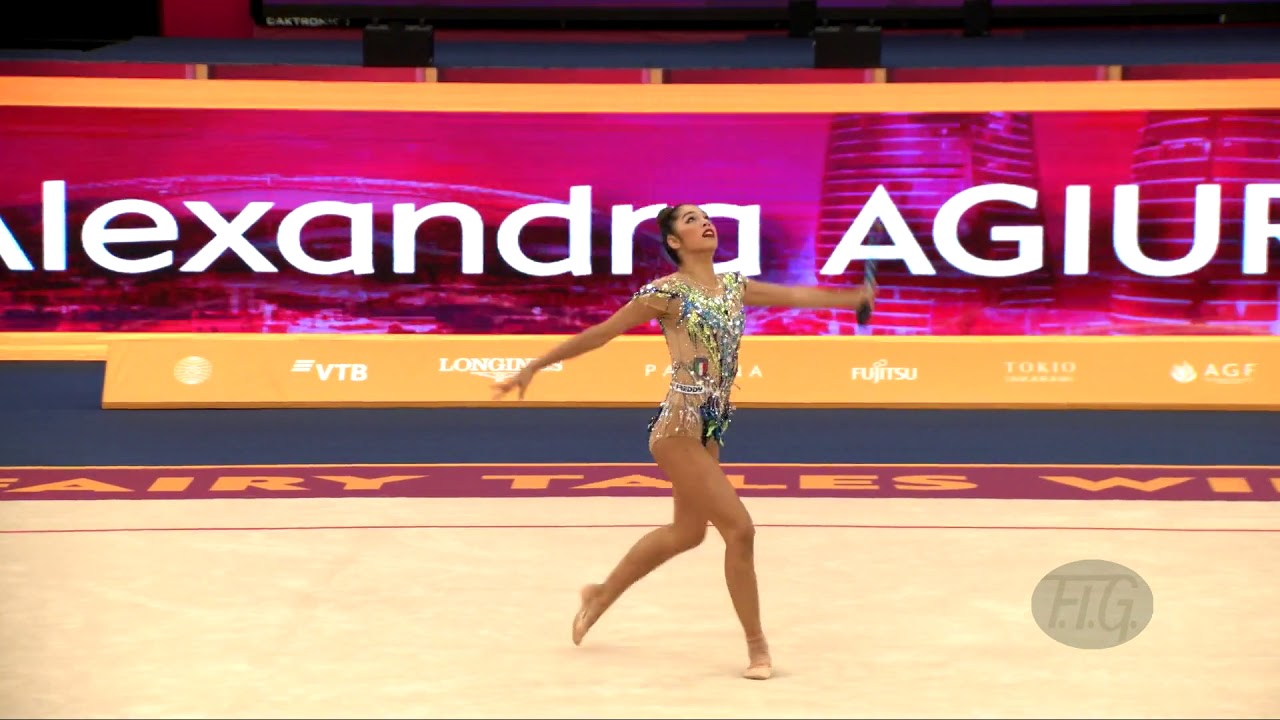 AGIURGIUCULESE Alexandra (ITA) - 2019 Rhythmic Worlds, Baku (AZE) - Qualifications Clubs
