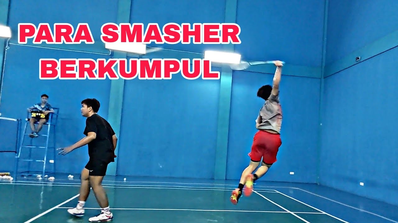 SMASH KAYAK LETUSAN SENJATA ! Begini Serunya Tarung Bebas Badminton Indonesia Tarkam