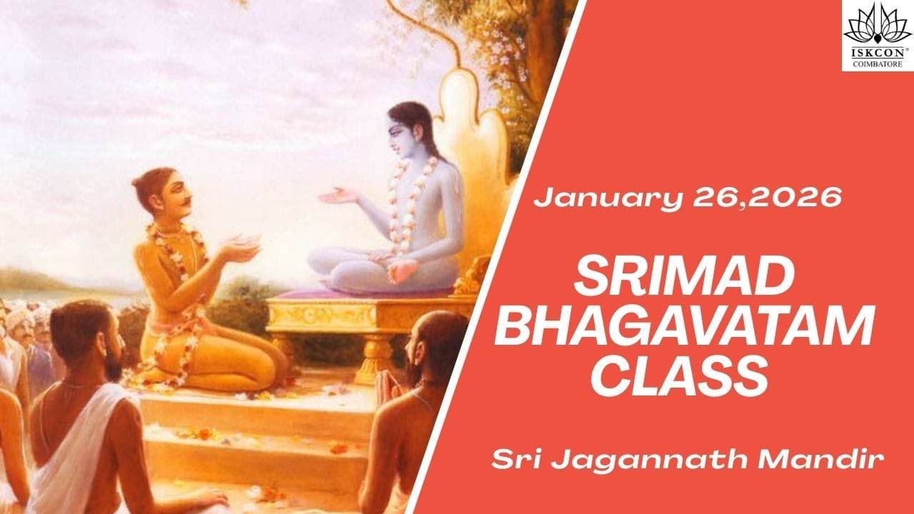 Srimad Bhagavatam Discourse 5.1.13 - H.G Ratnanga Gaura Das - 26-01-2026