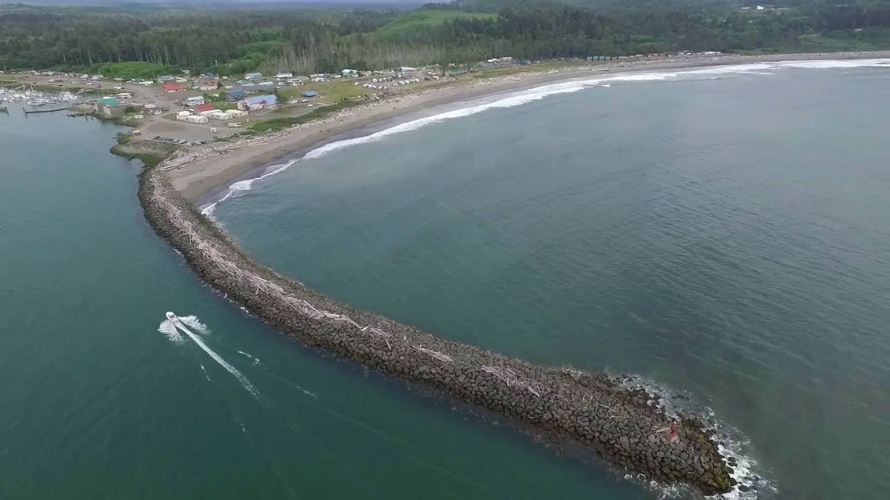 La Push Beach Washington drone flyover