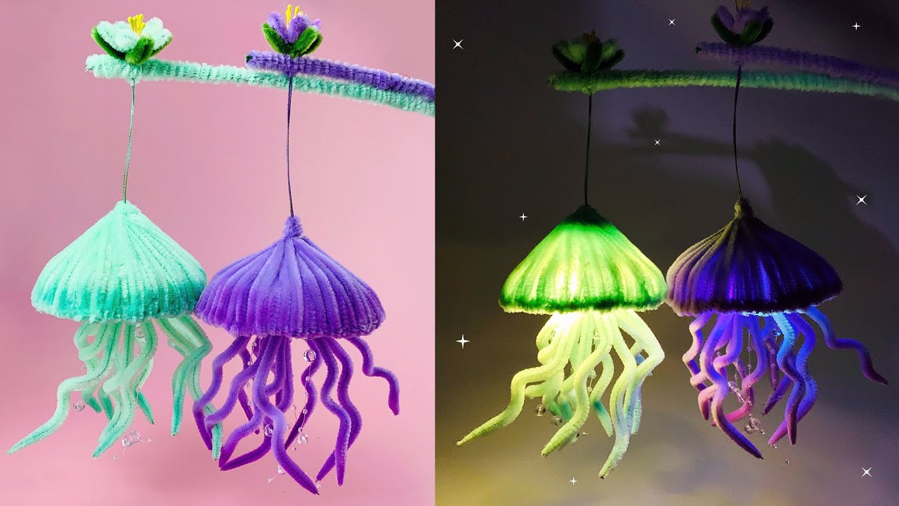 Cách Làm LỒNG ĐÈN TRUNG THU Con Sứa Bằng Kẽm Nhung / Sam Art & Craft