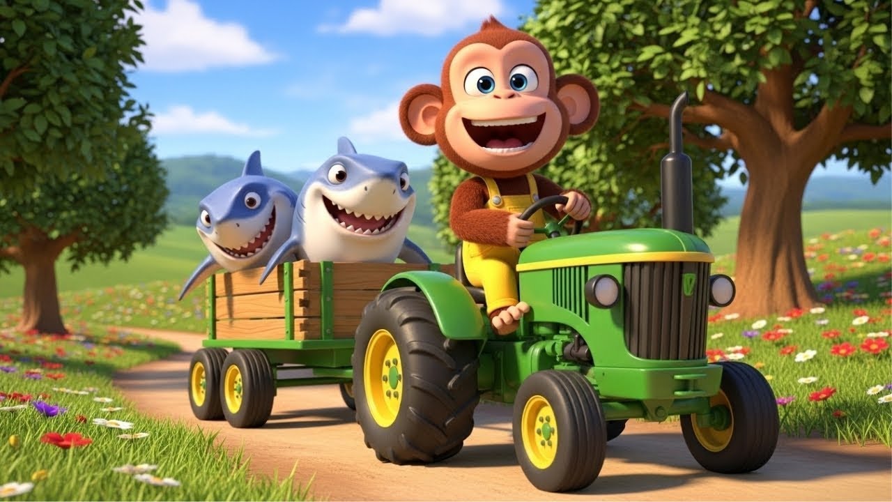 🐒Wheel Theft at Shark Lake – Clever Monkey Farmer Recovers Stolen Wheel