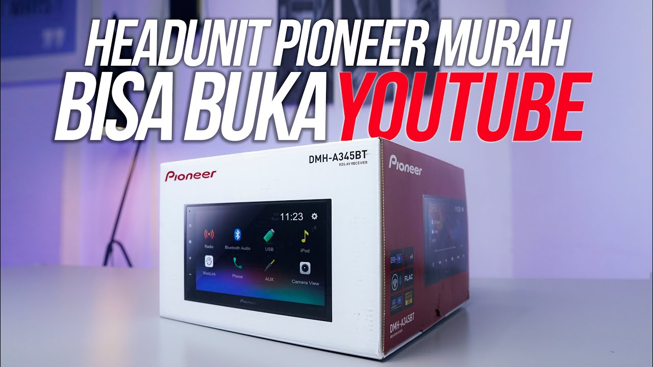 REVIEW HEADUNIT PIONEER DMH - A345BT - #smreview