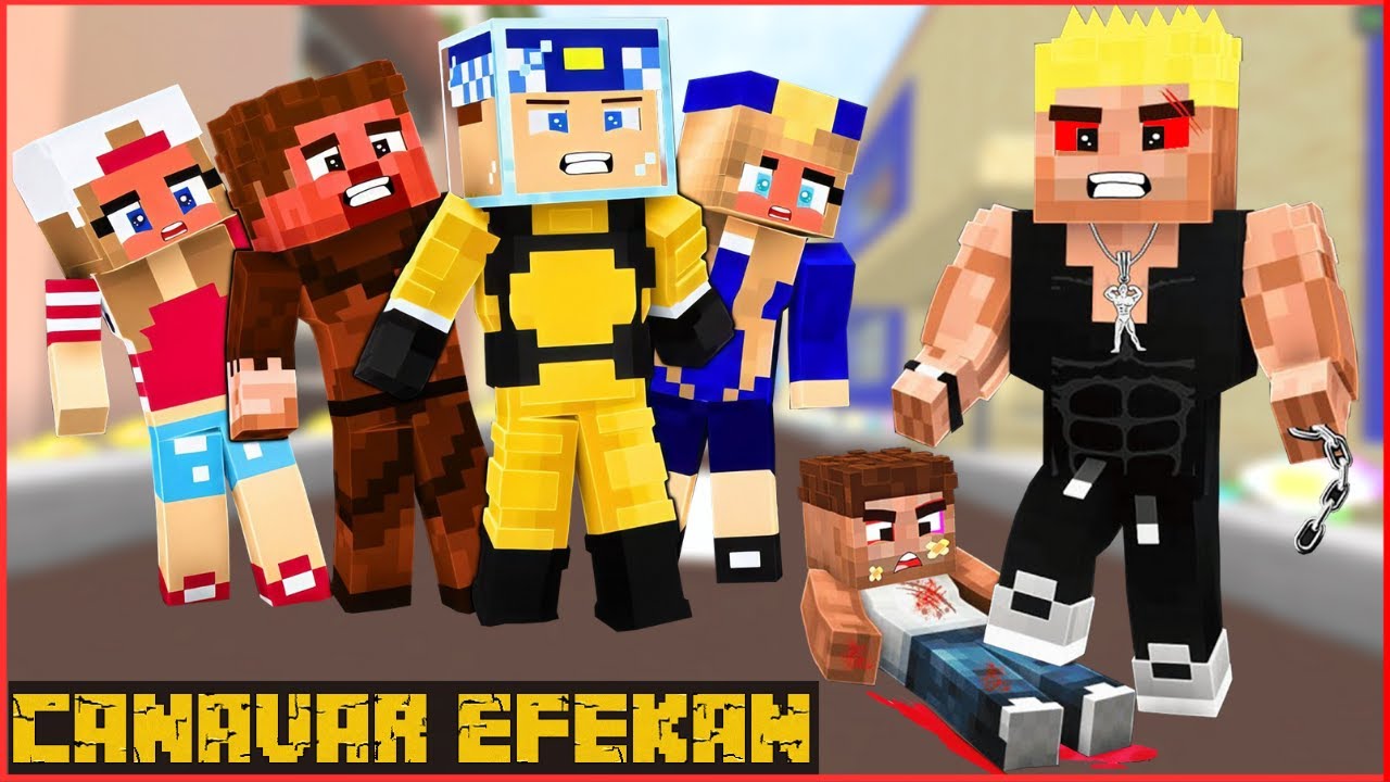 CANAVAR EFEKAN ALİ İLE KAVGA ETTİ. EFEKAN ALİYİ DÖVDÜ 😱 - Minecraft
