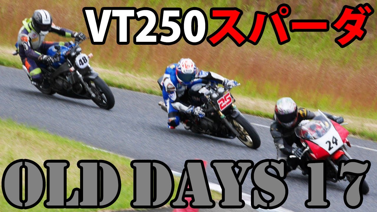 【サーキット】OLD DAYS 17 OD17 青クラス 3本目 VT250スパーダトレイン 鈴鹿ツインサーキット Gコース