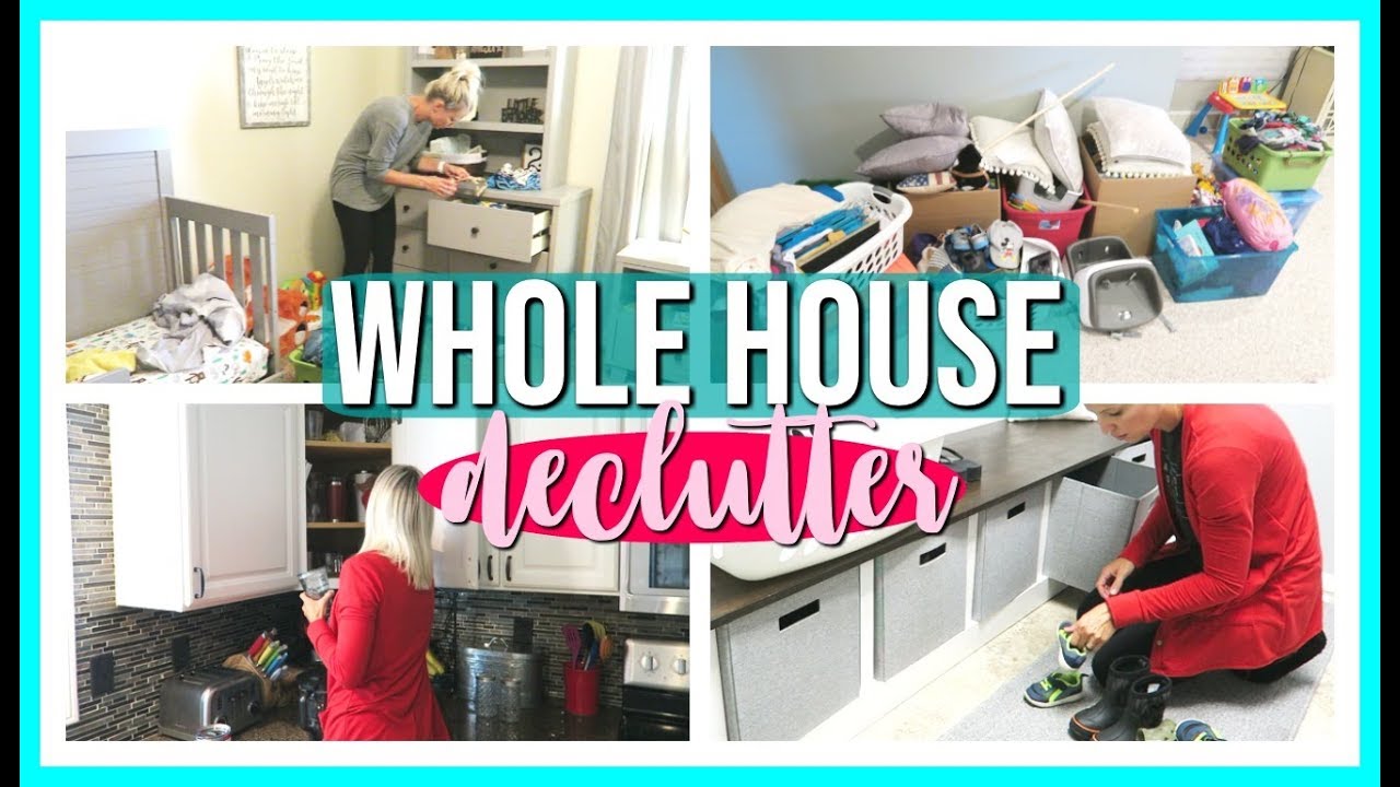 WHOLE HOUSE DECLUTTER WITH ME 2019 | PURGE WITH ME