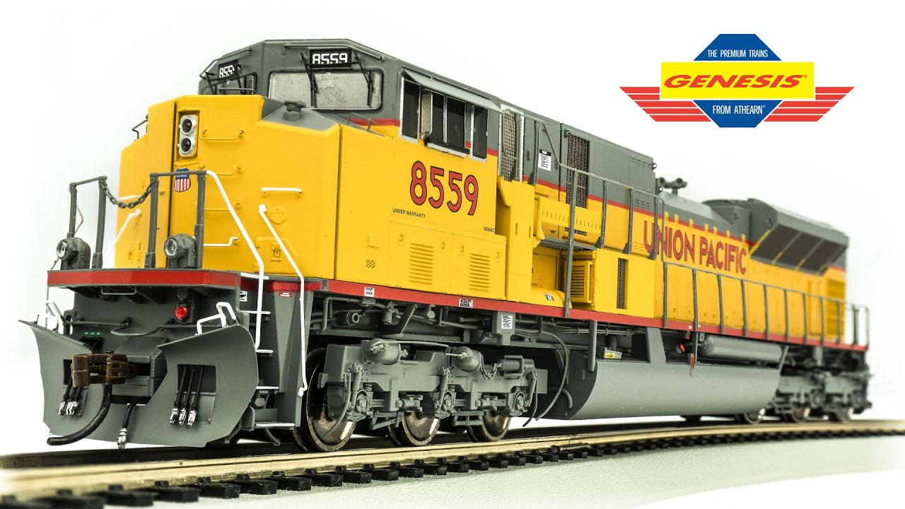 Athearn Genesis 2.0 HO-Scale Union Pacific SD90MAC-H Electric Model Train Locomotive Unboxing