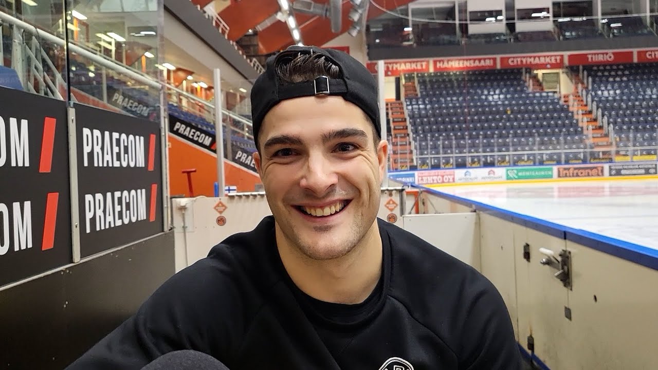 Danick Martel haastattelussa HPK-SaiPa -ottelun j&auml;lkeen 7.10.2023