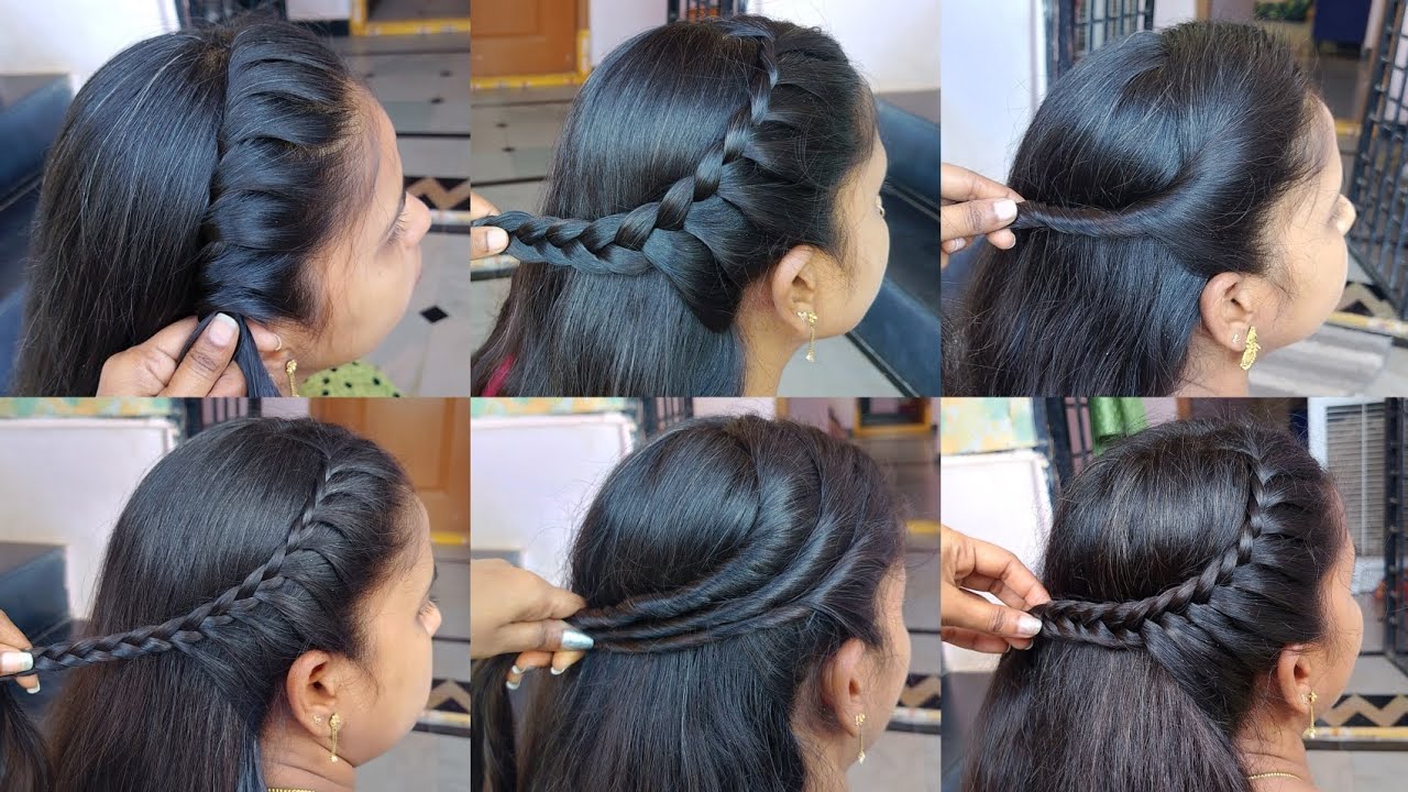 Top 6 Simple Amazing Hairstyle For girls_ Easy Unique Hairstyles_ Daily Using Hairstyles #hairstyles