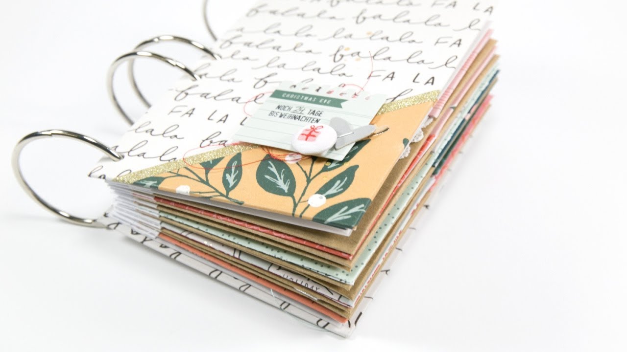 Adventskalender Minialbum | Anleitung