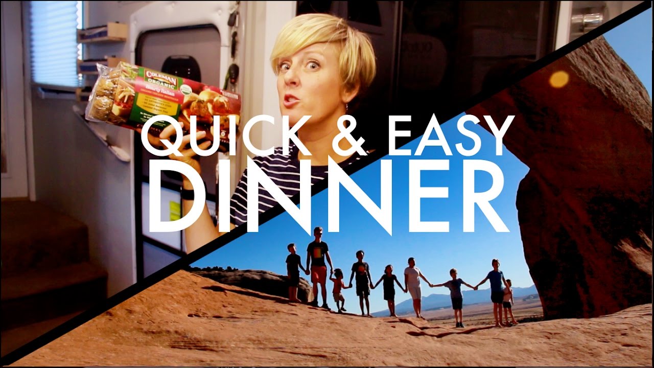 EASY MEAL PREP AFTER A DAY OUT : RV Full-time w/9 kids