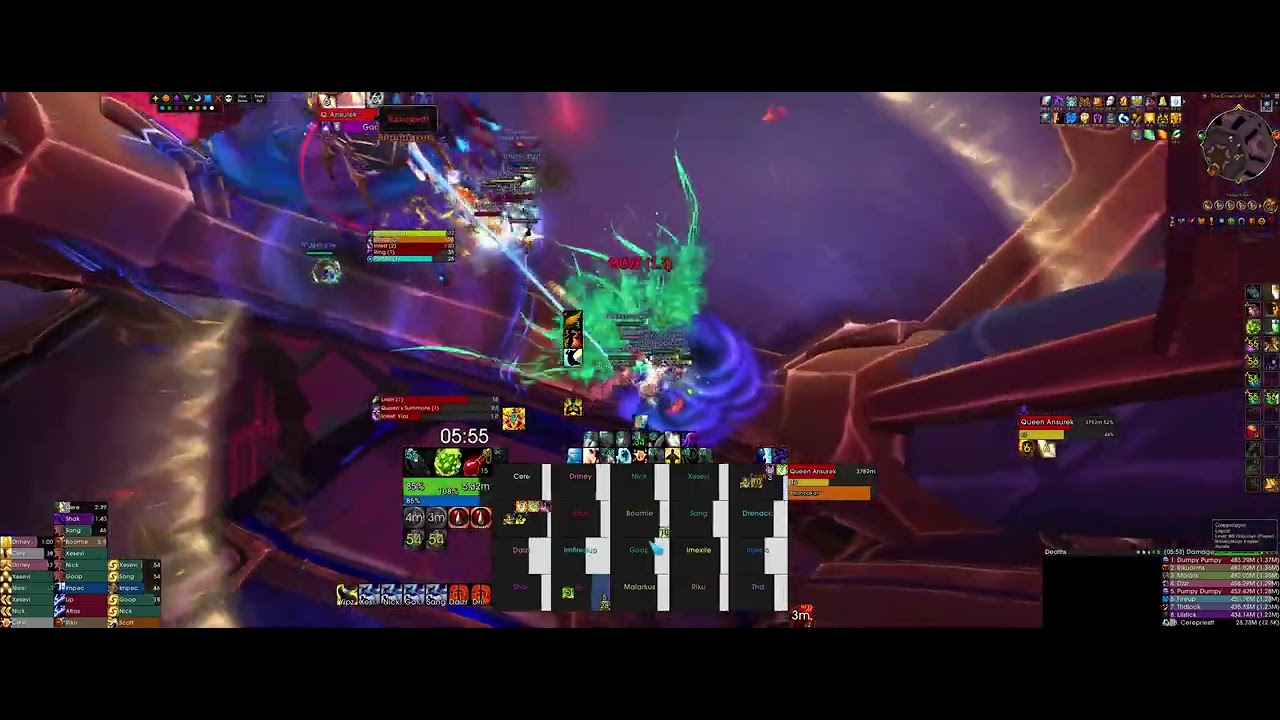 Liquid World First Queen Ansurek Mythic - Holy Priest PoV