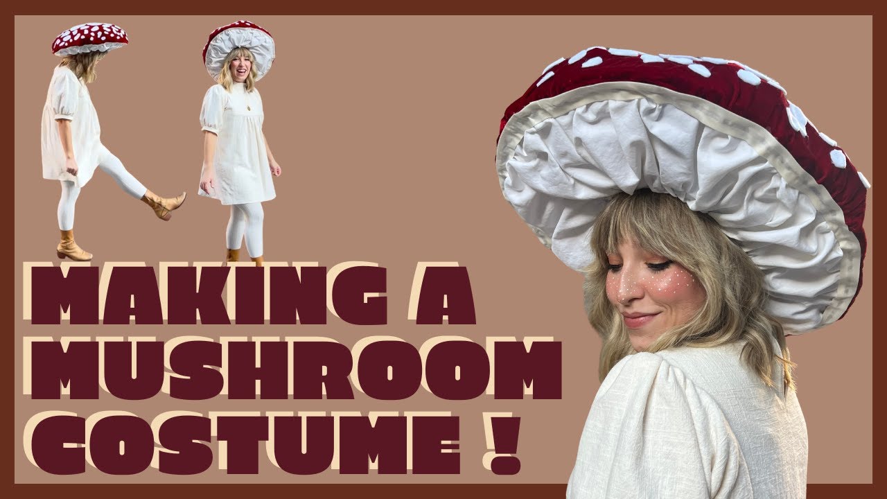 MUSHROOM COSTUME // cutest diy halloween costume EVER // Abbey Makes