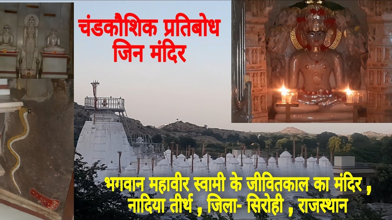 पार्ट -848 भगवान महावीर स्वामी का जीवितकाल का मंदिर ,चंडकौशिक प्रतिबोध जिन मंदिर ,नादिया  सिरोही