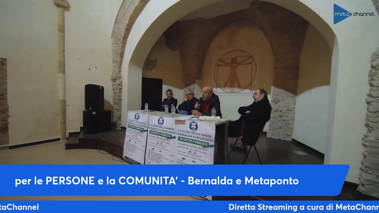 IL FUTURO DELLA SANITA' A BERNALDA E METAPONTO