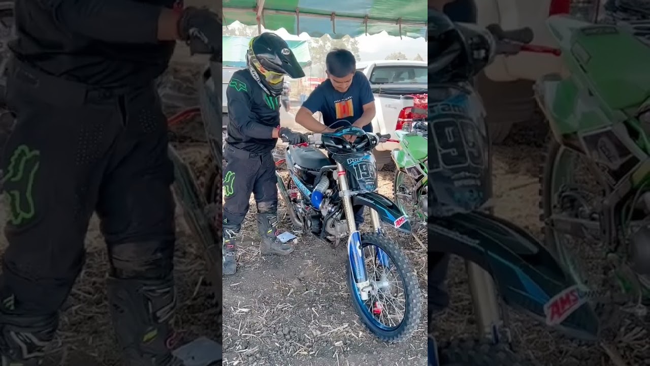 Grasstrack thaliand nih bos😱😱.. ngerii mesin supra 200cc.  #thailand #shortvideo #grasstrack