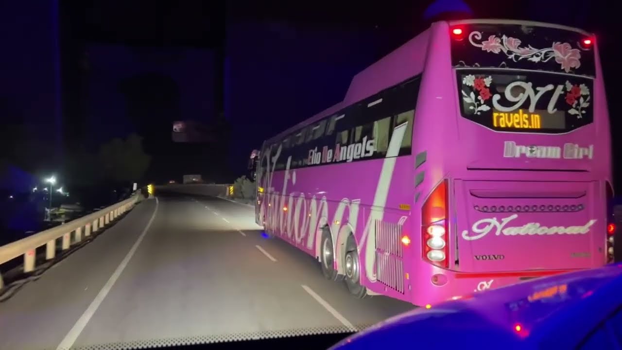 VOLVO BUS DRIVER EXTREMELY AGGRESSIVE DRIVING | CHASING SCANIA MULTI AXLE AT 120 km/h 🥵