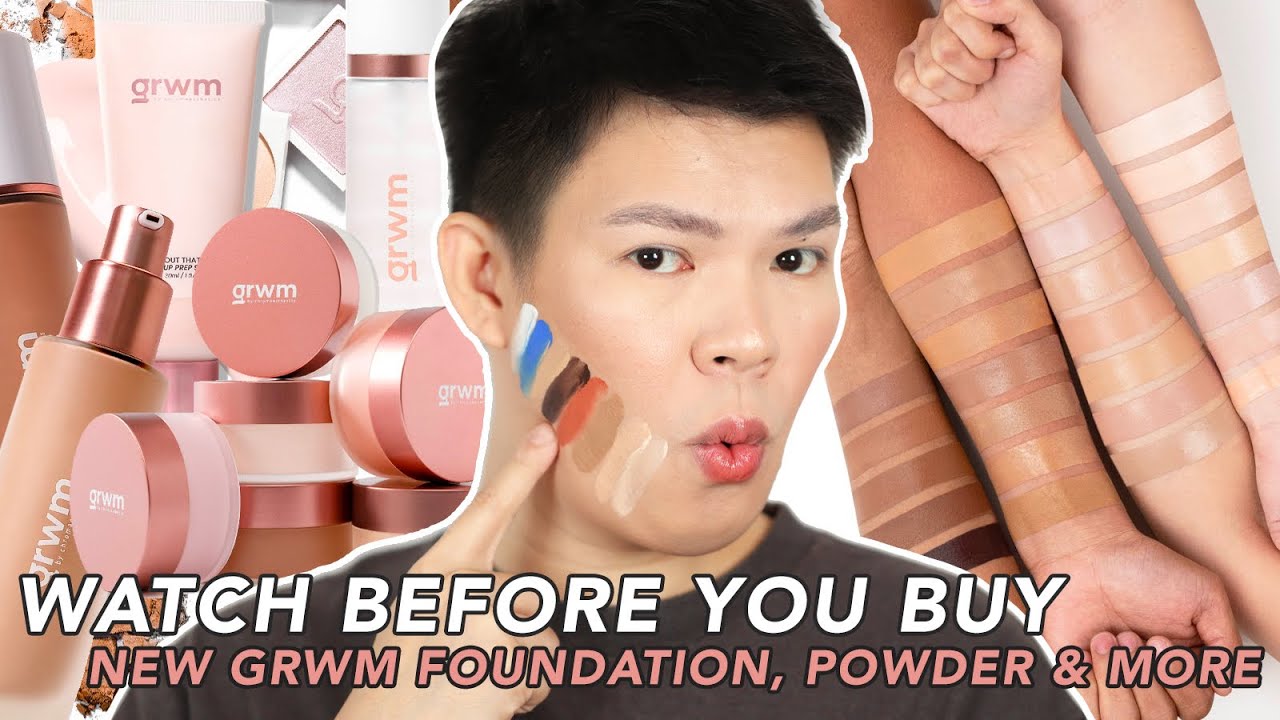 DEAR MAE LAYUG… NEW GRWM COSMETICS FOUNDATION, PRIMER, POWDER + MORE REVIEW, SWATCHES AND WEAR TEST!