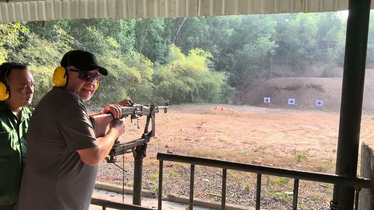 RPD Machine Gun test shooting Vietgong Camp Vietnam War 27. January 2026