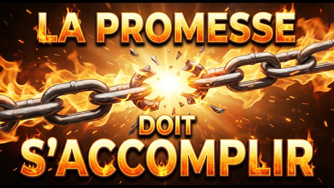 LA PROMESSE DOIT S’ACCOMPLIR 🔥 PRIÈRE PROPHÉTIQUE  PUISSANTE DE MANIFESTATION ET DE PERCÉE