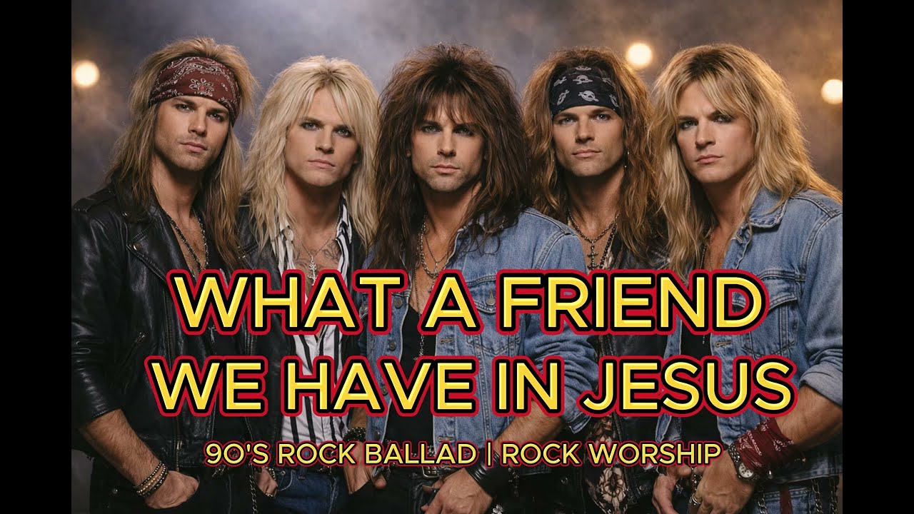 What a friend we have in Jesus | 90's rock ballad