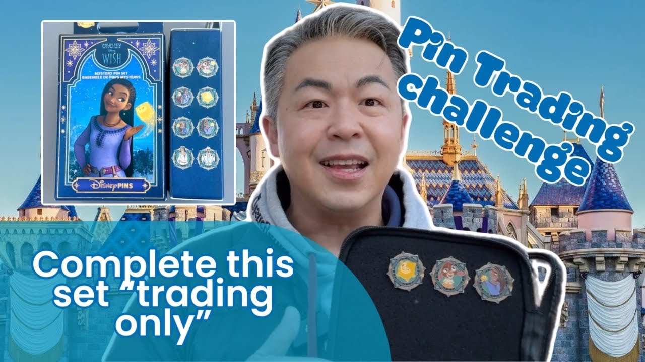 Disney Pin Trading Challenge | Completed Wish Mystery Box Pins