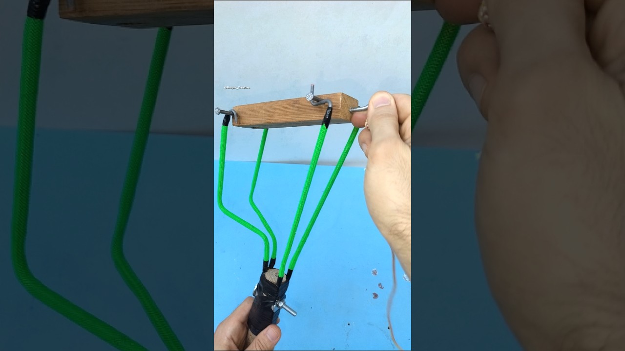 Great DIY Tool Idea For Securing Ropes at Height in Hard to Reach Places #diy #tools #ideas #tricks