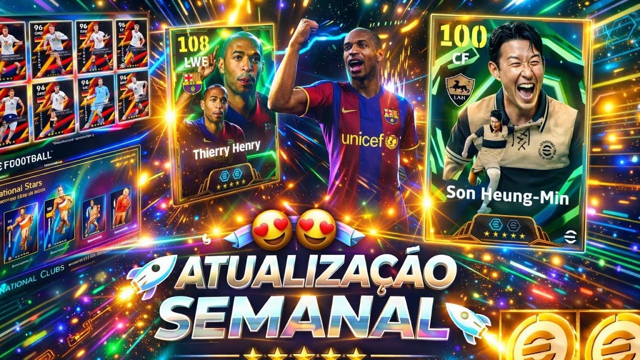 🔥 CHEGOU A HORA DE NOVIDADES 🚀 TODAS AS INFORMAÇÕES DA NOVA ATUALIZAÇÃO SEMANAL NO EFOOTBALL 2026 🔥