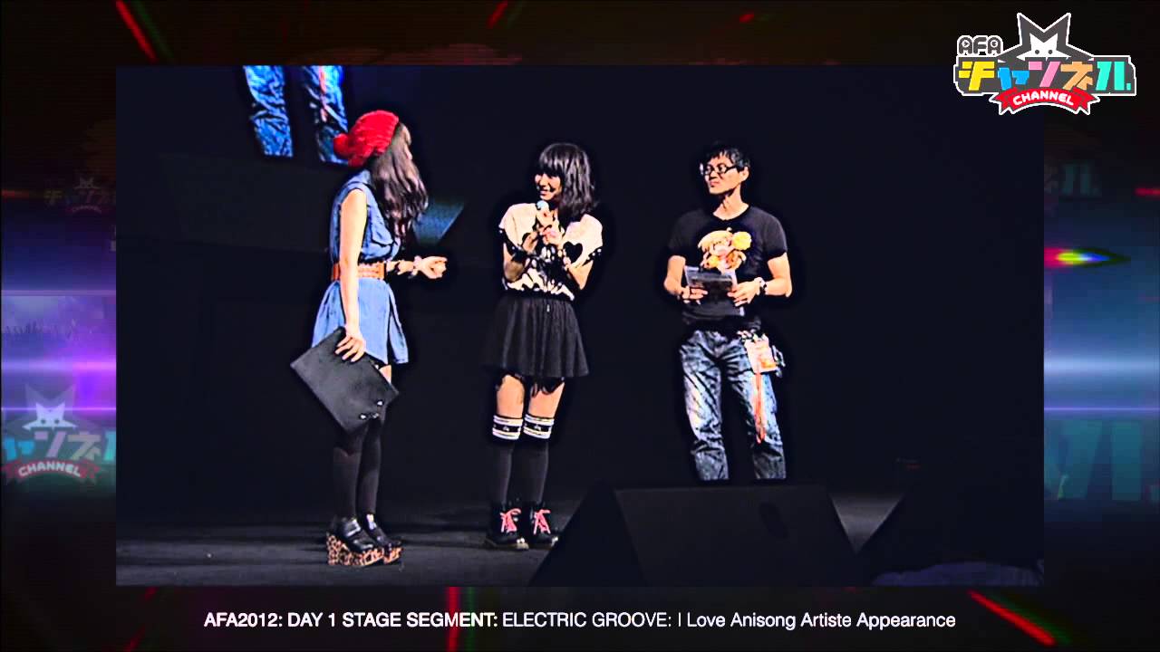 AFA12 - DAY 1 : Electric Groove-I Love Anisong Artiste Appearance feat LiSA
