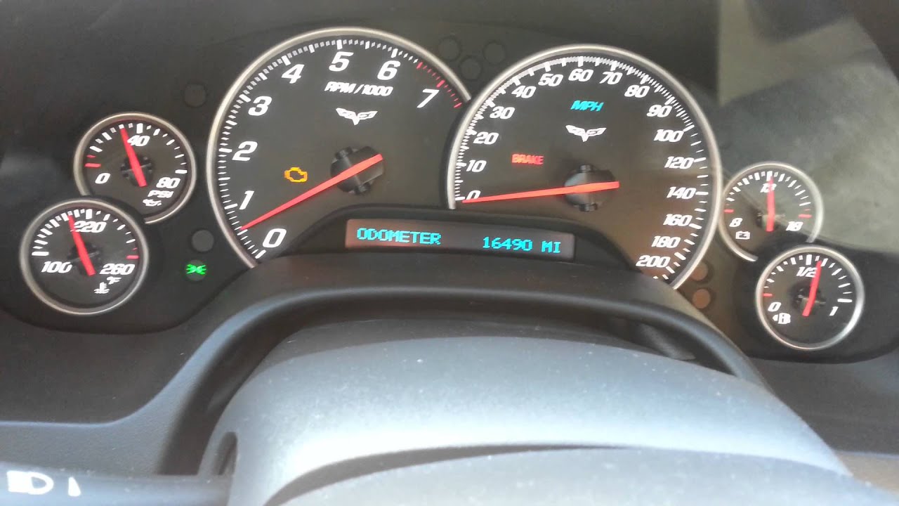Vette check engine 2