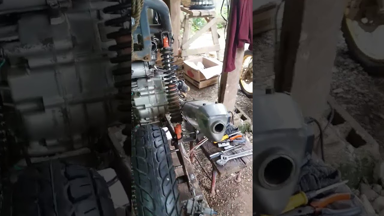 Dio with CG150 engine #diyprojects #engine #honda #hondadio #hondamotorcycles