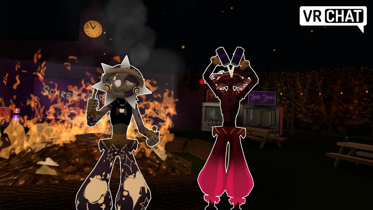 Discount clown chases us and Dead wife can't get over her dead husband in VRCHAT!?