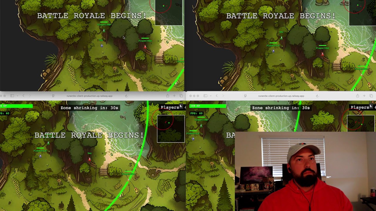 I Built a AAA Global Real-Time MMO Battle-Royale (LIVE)