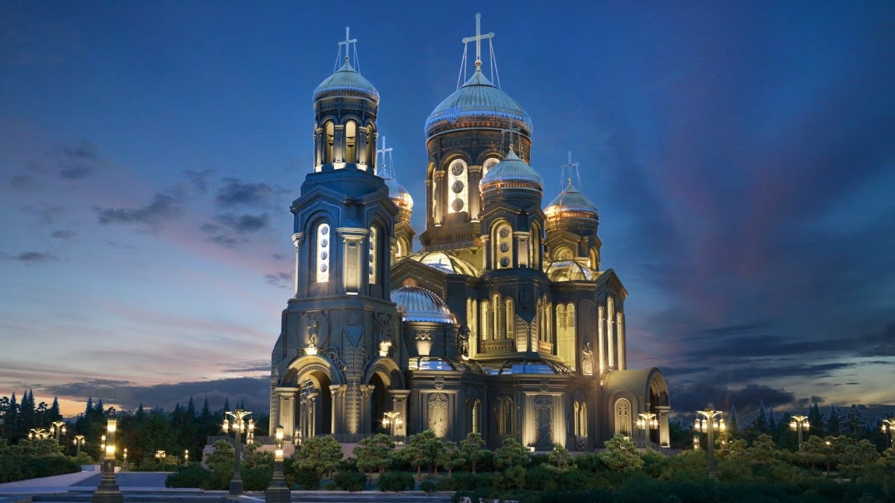Главный храм Вооруженных сил РФ. Парк Патриот. Main Church of the Russian Armed forces