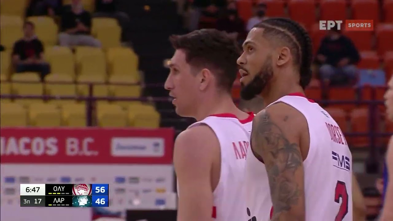 Ολυμπιακός - Λάρισα 93-84 | HIGHLIGHTS | 16/4/22 | ΕΡΤ