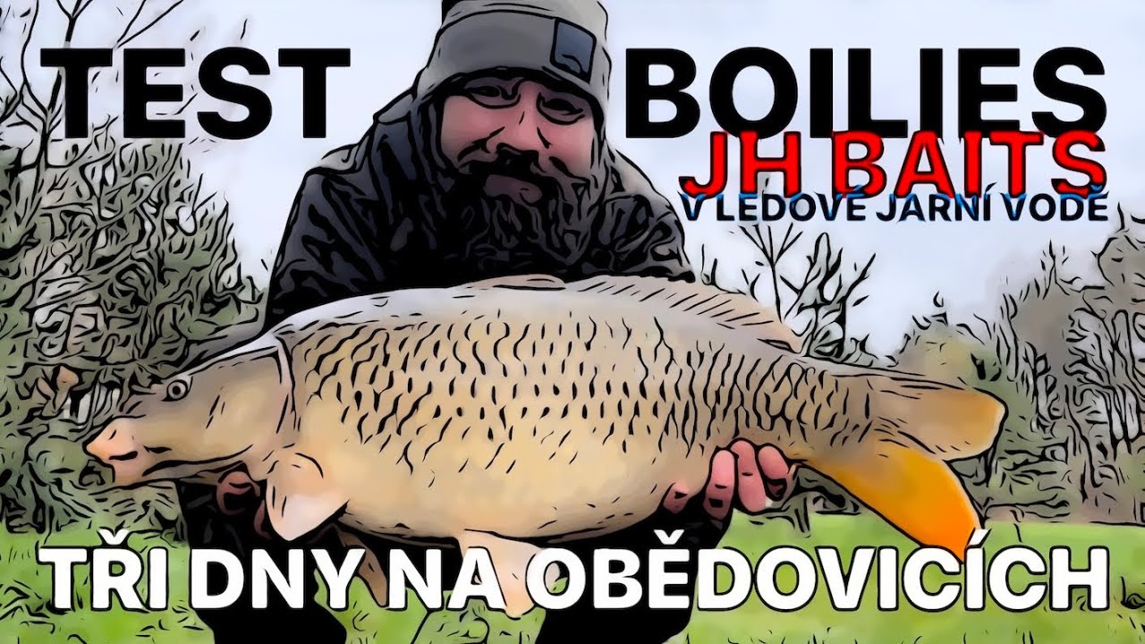 JARNÍ TEST BOILIES JH BAITS - 3 DNY NA OBĚDOVICÍCH A ,,TRENÉR” JORDY - ODHOZ, SPOMB, DEEPER V AKCI!
