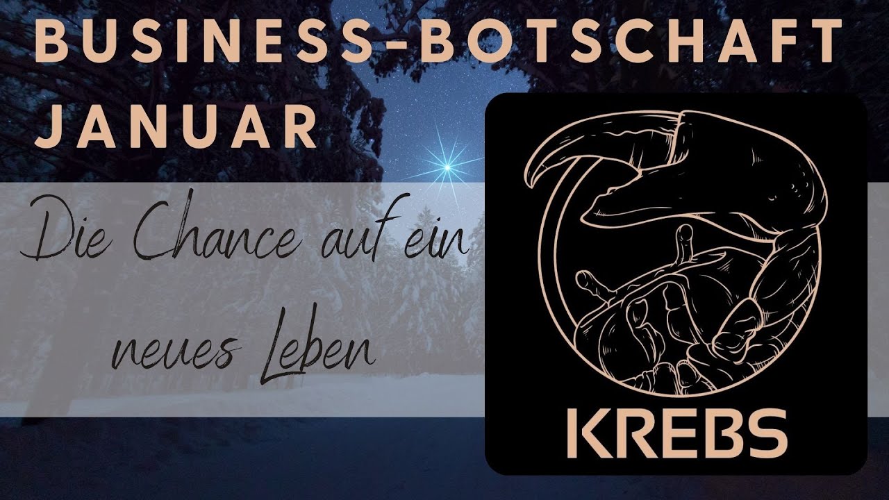 💼 Business-Botschaft Januar| Krebs ♋️ | Die Chance auf ein neues Leben| Orakel Hohepriesterin