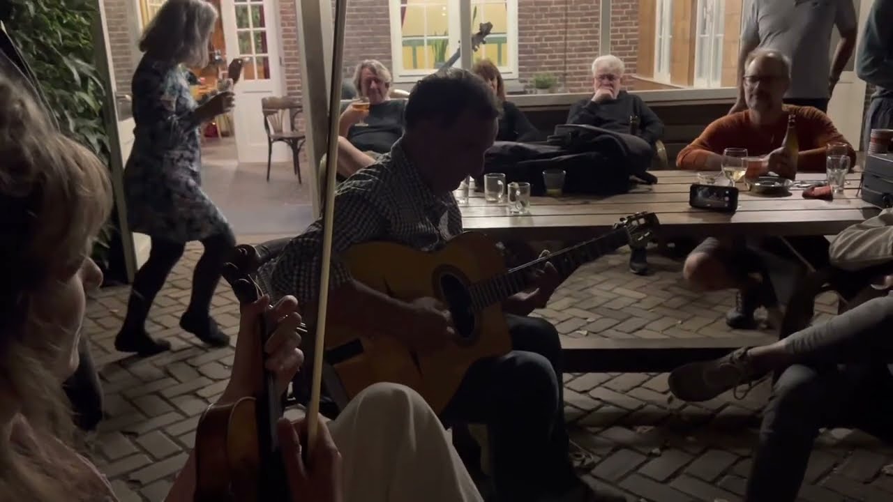 “I Love You”- Karin van Kooten, Eva Slongo fiddles, Fapy Lafertin, Nick, Melvin- Grappeli Django jam