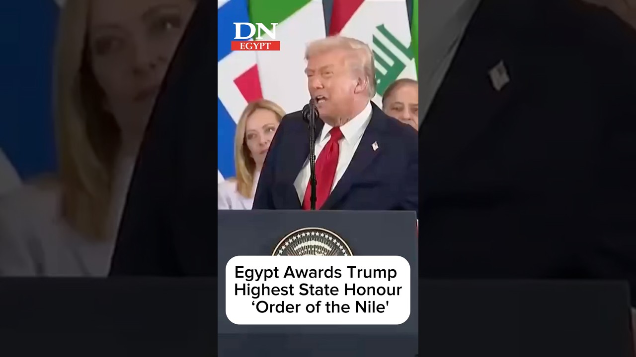 Egyptian President Al-Sisi Awards US President Trump Egypt&rsquo;s Highest State Honor &lsquo;Order of the Nile&rsquo;