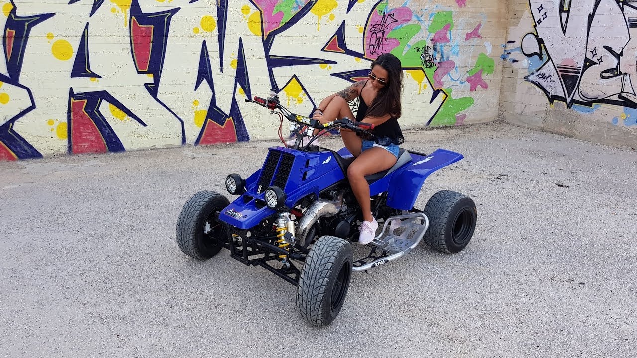 Yamaha Banshee 350 Old Factory Ride With GirlFriend