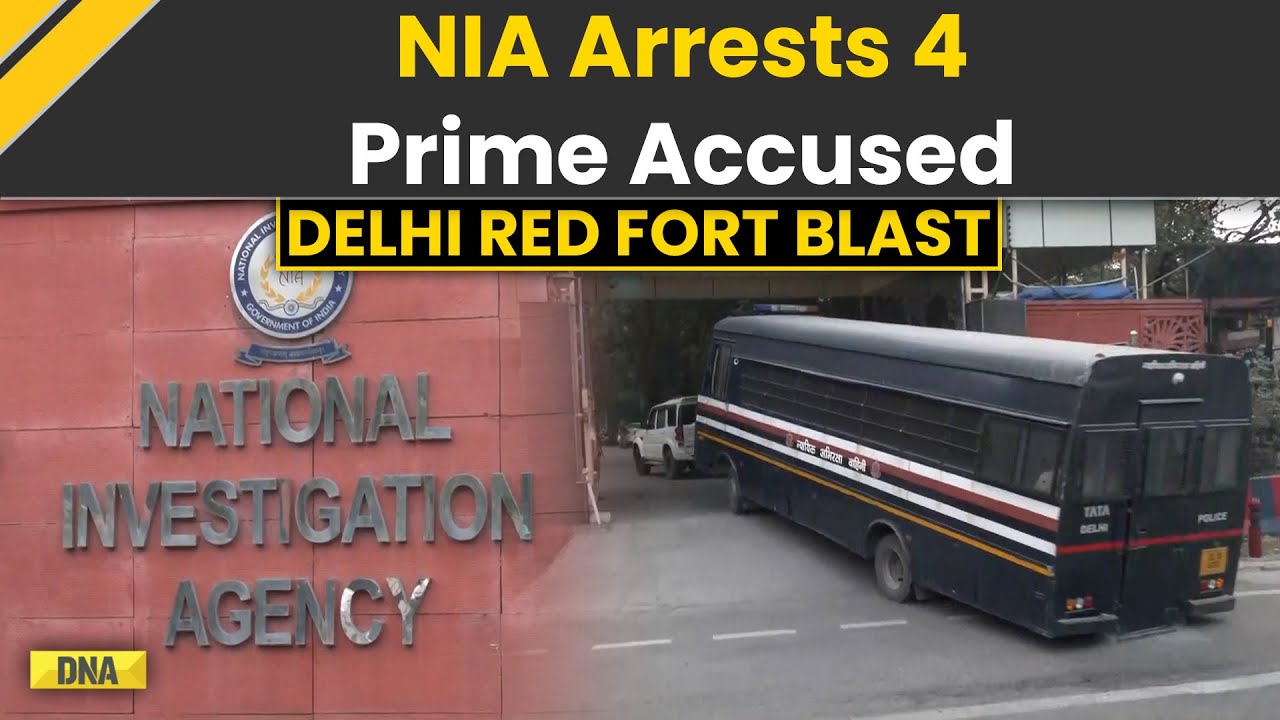 Delhi News: Four Accused Brought to Delhi Court Amid Tight Security | Red Fort Blast Case
