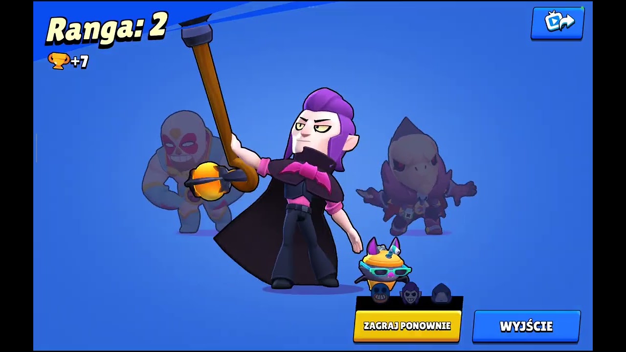 wbiłem 1000 pucharków na mortisa w brawl stars