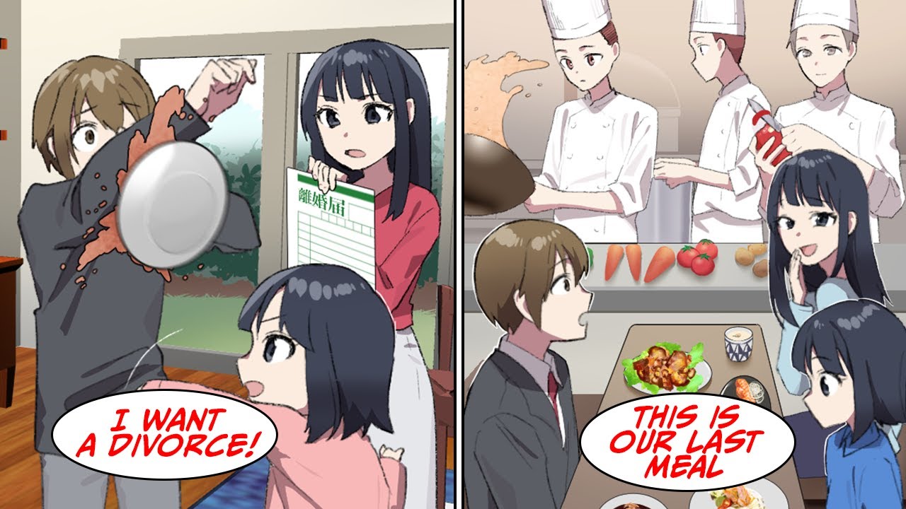 My daughter and wife who loves eating delicious food makes fun of me [Manga Dub]