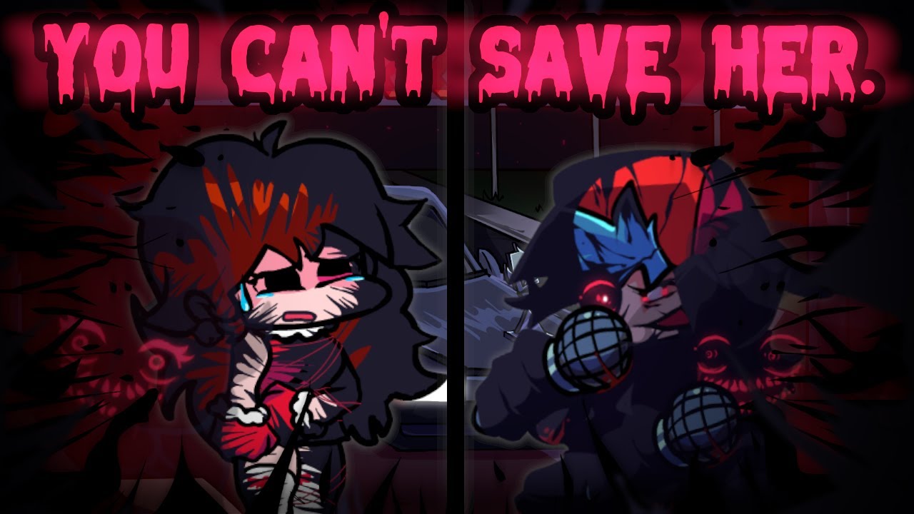 [FNF] Unable but it's a GF & BF Cover (GF vs Corrupted BF)