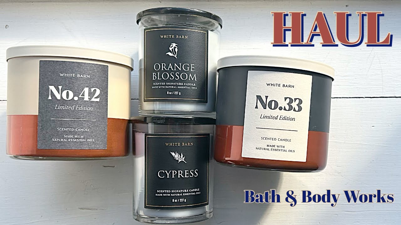BBW mini-haul 💙 featuring No. 42 and Orange Blossom 💙 candle first impressions