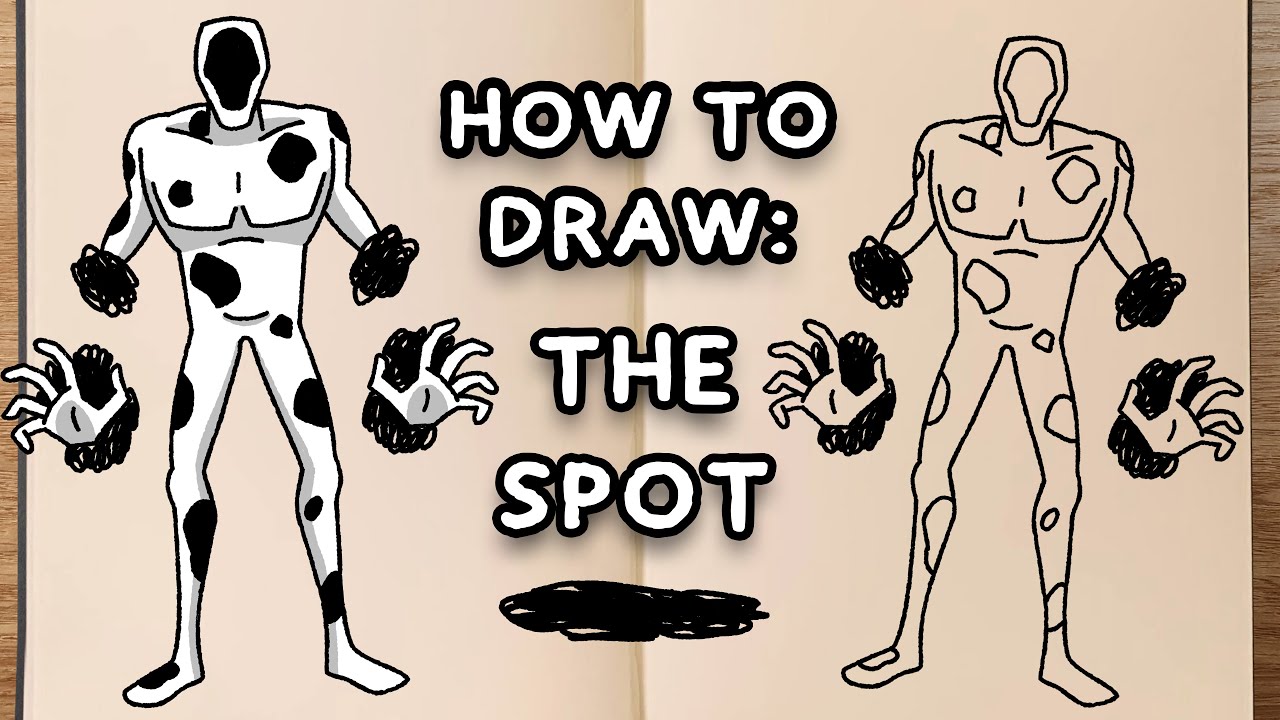 Learn and Draw! THE SPOT (easy step by step tutorial)