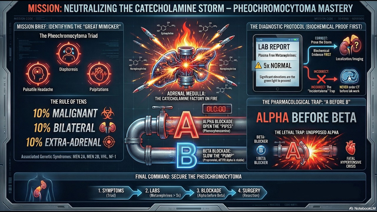 Pheochromocytoma Mastery: The Catecholamine Storm | Global Boards