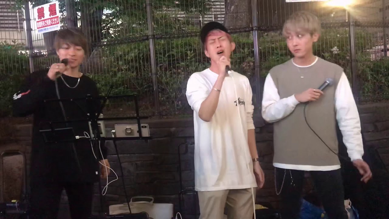 『Wherever you are / ONE OK ROCK』三浦風雅✖️杉田ゆういちろう✖️Kenshin 🎤合同路上ライブ